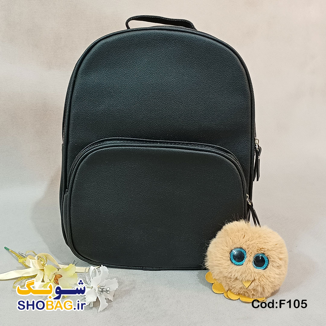 کوله چرمی شیک و بادوام نگین کد F105